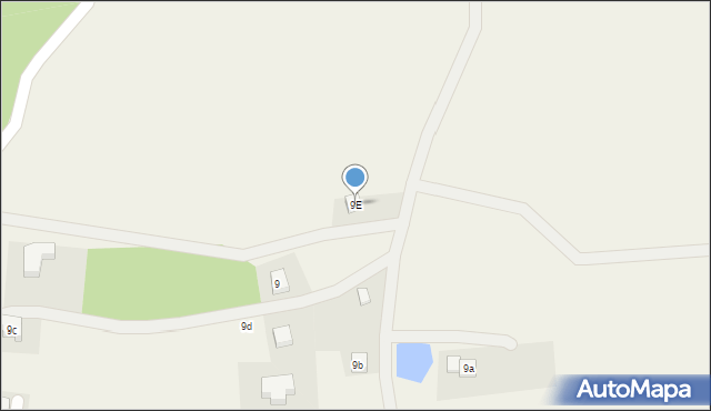 Łyśniewo Sierakowickie, Łyśniewo Sierakowickie, 9E, mapa Łyśniewo Sierakowickie