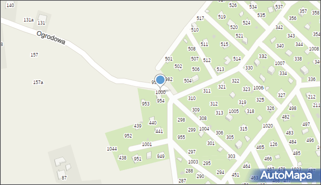 Łysokanie, Łysokanie, 1000, mapa Łysokanie