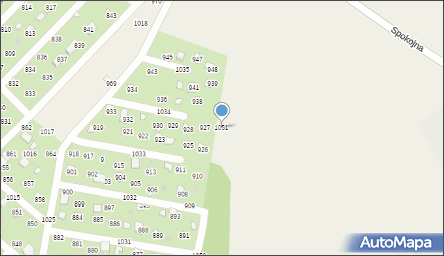 Łysokanie, Łysokanie, 1051, mapa Łysokanie