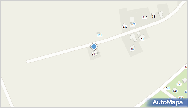 Łysokanie, Łysokanie, 144, mapa Łysokanie