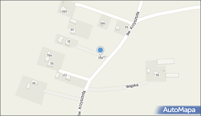 Łysokanie, Łysokanie, 35a, mapa Łysokanie