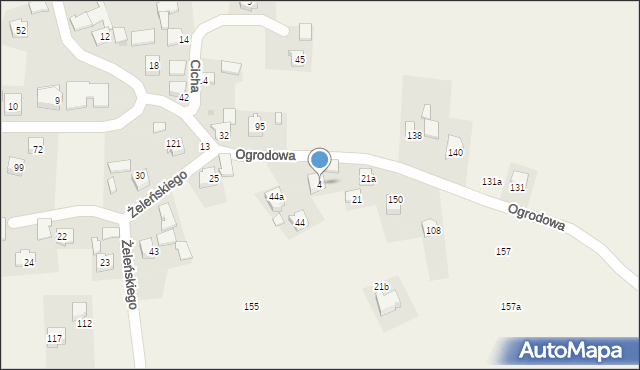 Łysokanie, Łysokanie, 4, mapa Łysokanie