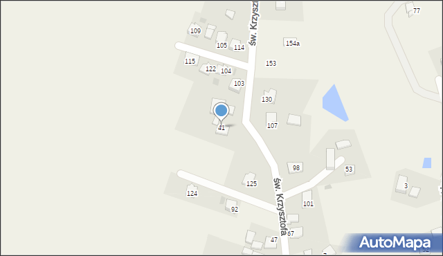 Łysokanie, Łysokanie, 41, mapa Łysokanie