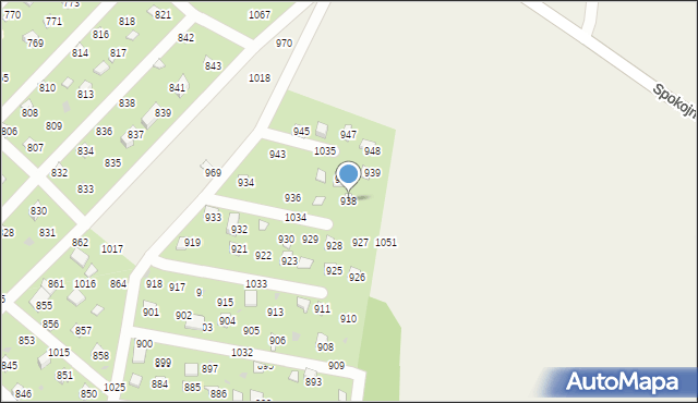 Łysokanie, Łysokanie, 938, mapa Łysokanie