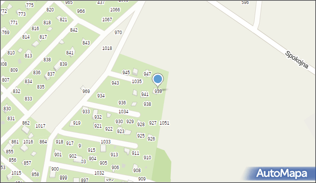 Łysokanie, Łysokanie, 939, mapa Łysokanie