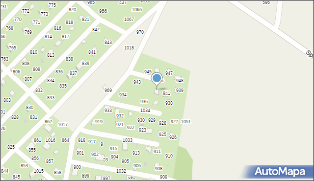 Łysokanie, Łysokanie, 942, mapa Łysokanie