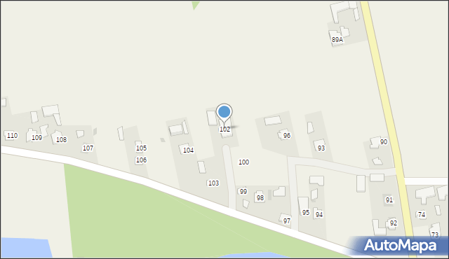 Łysołaje, Łysołaje, 102, mapa Łysołaje