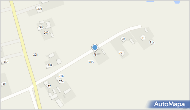 Łysołaje, Łysołaje, 78, mapa Łysołaje