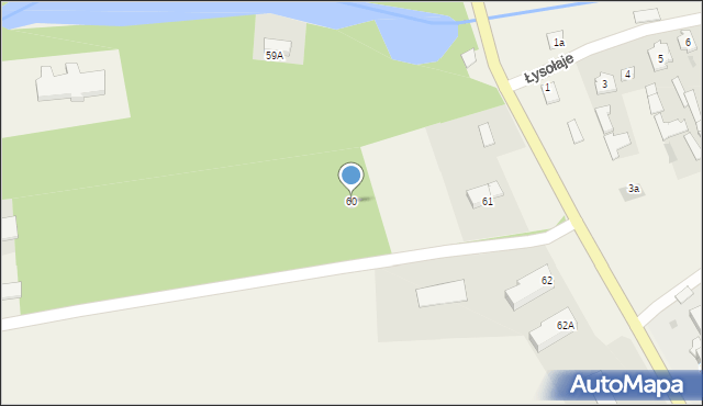 Łysołaje-Kolonia, Łysołaje-Kolonia, 60, mapa Łysołaje-Kolonia