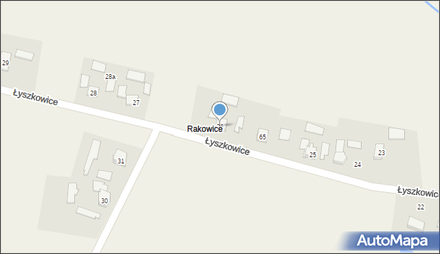 Łyszkowice, Łyszkowice, 26, mapa Łyszkowice