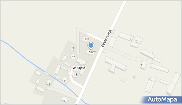 Łyszkowice, Łyszkowice, 38a, mapa Łyszkowice