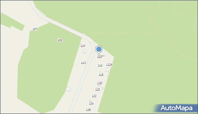 Łyszkowice, Łyszkowice, 112, mapa Łyszkowice