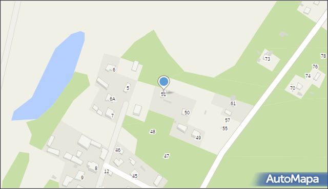 Łyszkowice, Łyszkowice, 51, mapa Łyszkowice