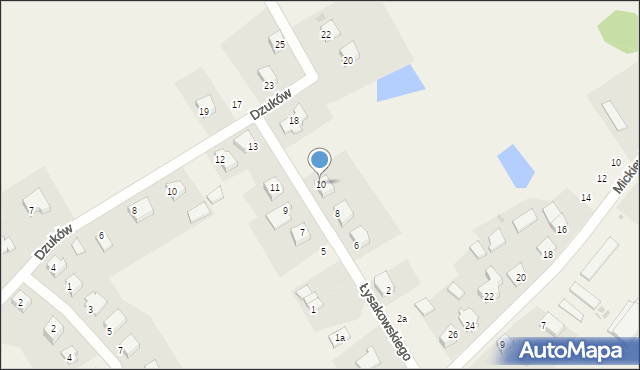 Puńsk, Łysakowskiego Stanisława, 10, mapa Puńsk