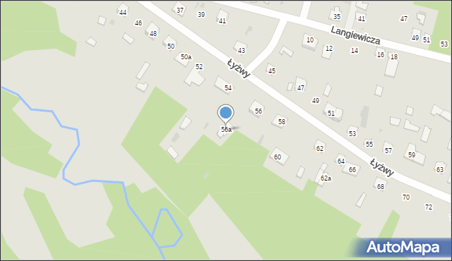 Skarżysko-Kamienna, Łyżwy, 56a, mapa Skarżysko-Kamienna