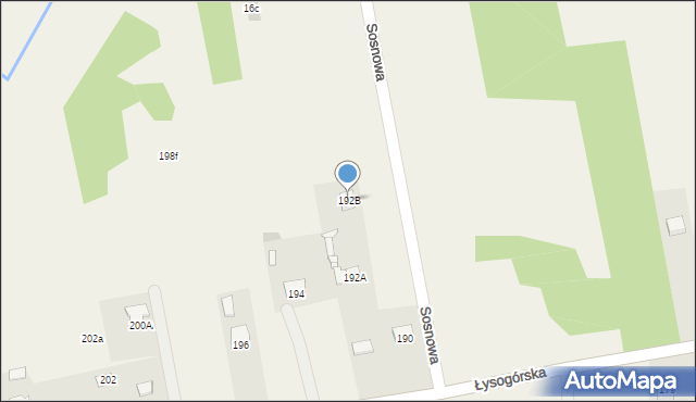 Wilków, Łysogórska, 192B, mapa Wilków