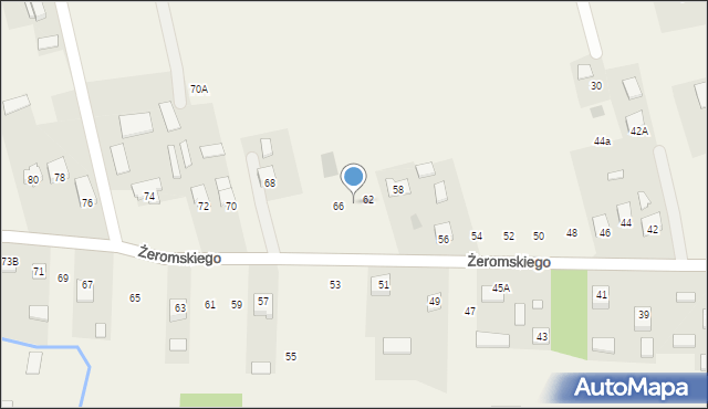 Wilków, Łysogórska, 64, mapa Wilków