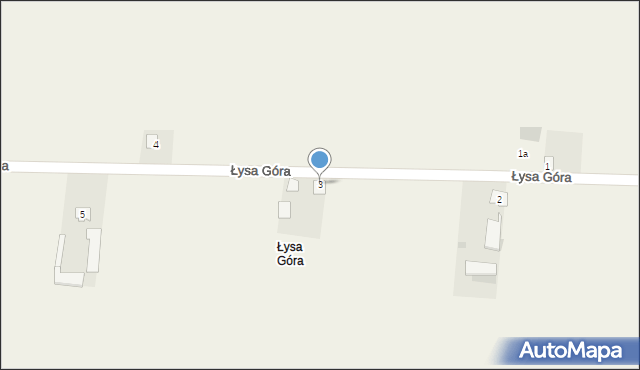 Wohyń, Łysa Góra, 3, mapa Wohyń