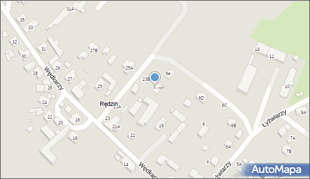 Wrocław, Łyżwiarzy, 6f, mapa Wrocławia