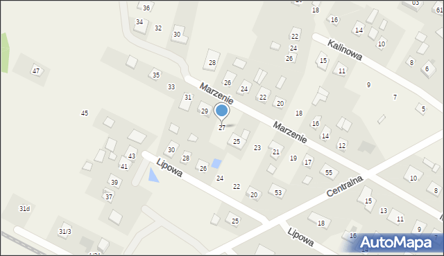 Agatówka, Marzenie, 27, mapa Agatówka