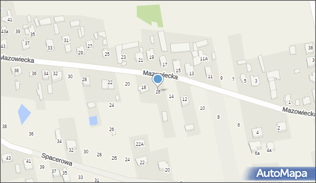 Aleksandrówka, Mazowiecka, 16, mapa Aleksandrówka