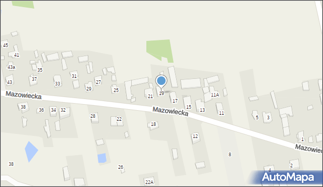 Aleksandrówka, Mazowiecka, 19, mapa Aleksandrówka