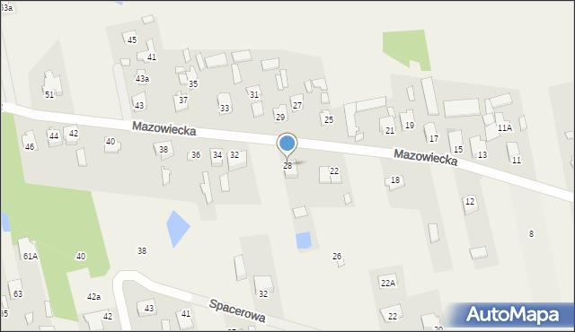 Aleksandrówka, Mazowiecka, 28, mapa Aleksandrówka