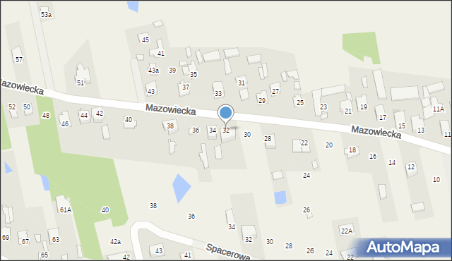 Aleksandrówka, Mazowiecka, 32, mapa Aleksandrówka