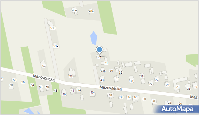 Aleksandrówka, Mazowiecka, 45, mapa Aleksandrówka