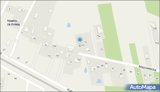 Aleksandrówka, Mazowiecka, 81, mapa Aleksandrówka