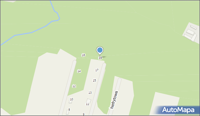 Bądzyń, Marioli, 19, mapa Bądzyń