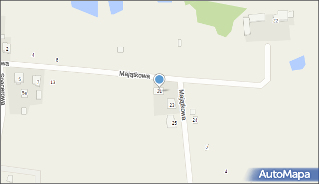 Barcząca, Majątkowa, 21, mapa Barcząca
