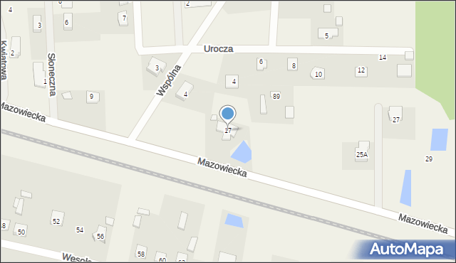 Barcząca, Mazowiecka, 17, mapa Barcząca