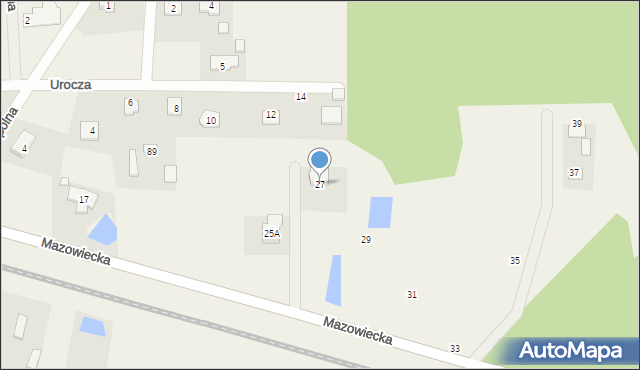 Barcząca, Mazowiecka, 27, mapa Barcząca