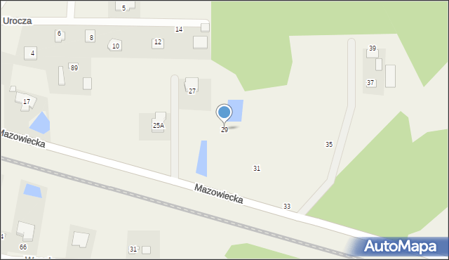 Barcząca, Mazowiecka, 29, mapa Barcząca