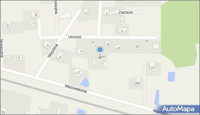 Barcząca, Mazowiecka, 89, mapa Barcząca