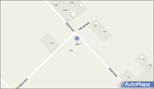 Barszczewo, Makowa, 35, mapa Barszczewo