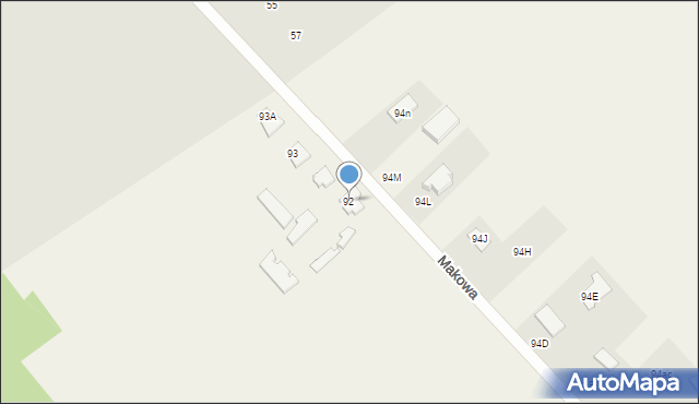 Barszczewo, Makowa, 45, mapa Barszczewo