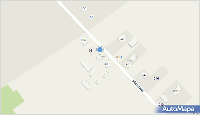 Barszczewo, Makowa, 47, mapa Barszczewo