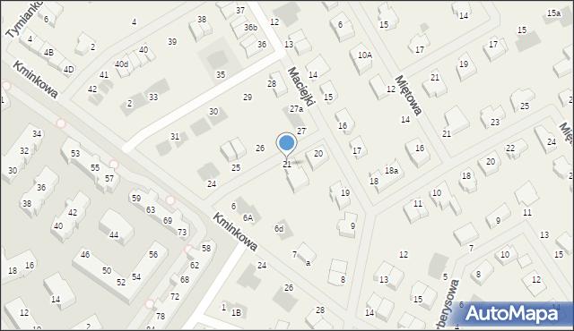 Bezrzecze, Maciejki, 21, mapa Bezrzecze