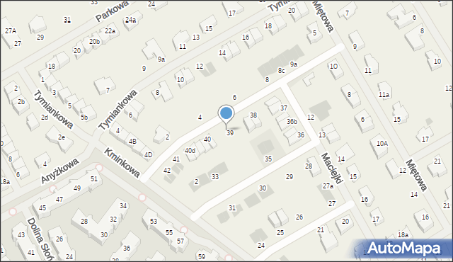 Bezrzecze, Maciejki, 39a, mapa Bezrzecze
