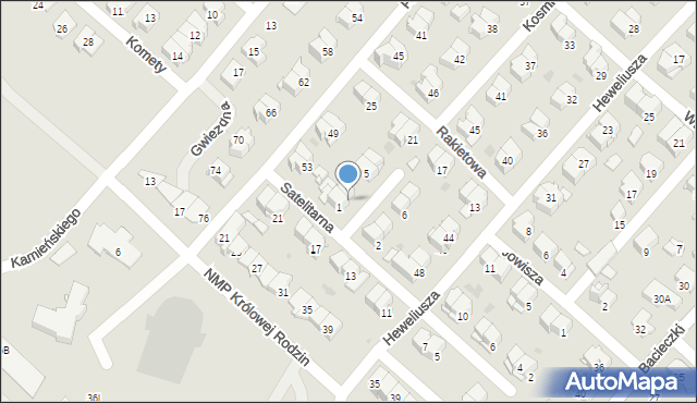 Białystok, Marsa, 3, mapa Białegostoku