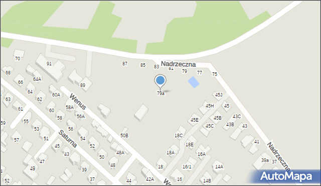 Białystok, Maczka Stanisława, gen., 79a, mapa Białegostoku