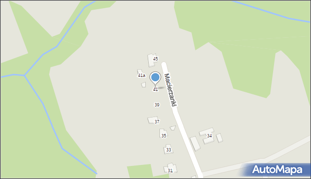 Bielsko-Biała, Macierzanki, 41, mapa Bielsko-Białej
