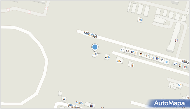 Bieruń, Marcina, 48c, mapa Bieruń
