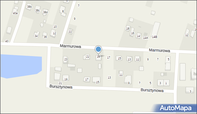 Bilcza, Marmurowa, 19, mapa Bilcza