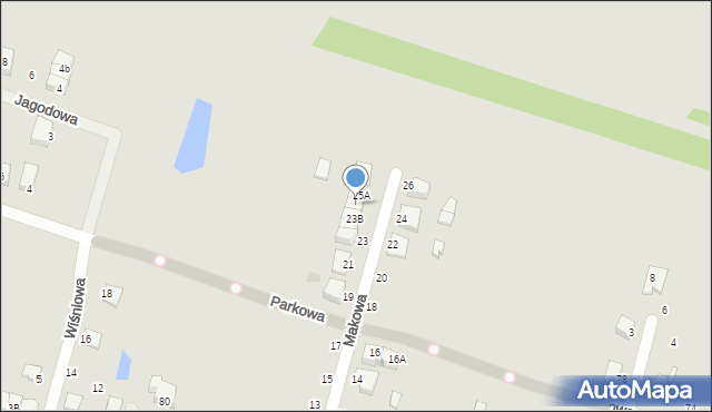 Biłgoraj, Makowa, 25, mapa Biłgoraj