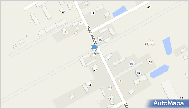 Bobrowiec, Mazowiecka, 19, mapa Bobrowiec