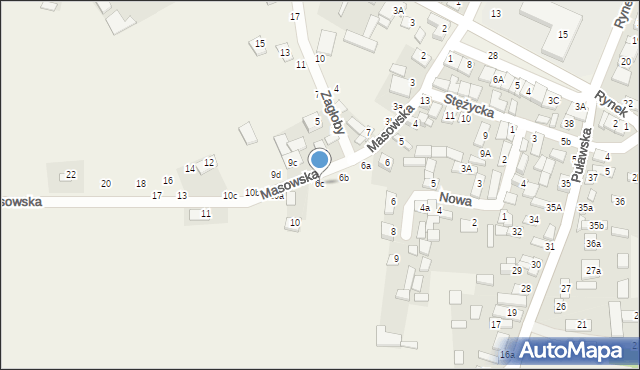 Bobrowniki, Masowska, 6c, mapa Bobrowniki