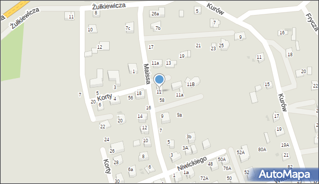 Bochnia, Maissa Ferdynanda, 11, mapa Bochni